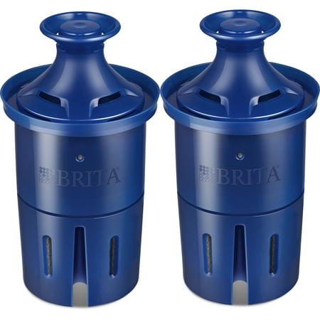 Cyst Reducing Water Filter - Brita Longlast Water Filter, Longlast Replacement Filters for Pitcher and Dispensers, Reduces Lead, BPA Free 2 Count