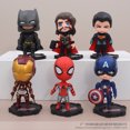 thumbnail image 3 of Figura modelo de Los Vengadores de Marvel Thanos Ironman Spiderman Capitán América Hulk DXING, 3 of 5