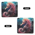thumbnail image 2 of Easygdp Ocean Seahorse Travel Makeup Mirror, 2X Magnifying Mirror 2-Sided Travel Essential Mirror, Magnetic Portable Mirror-Square, 2 of 9