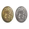 thumbnail image 1 of 2 Er broche conjunto broche Vintage patrón insignia Pin regal mujeres/ Pta + oro Hugo Broche nórdico vikingo vintage, 1 of 10