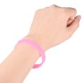 thumbnail image 5 of Uxcell Silicone Luminous Wristbands 8 Inch Circumference, Fuchsia 12 Pack, 5 of 7