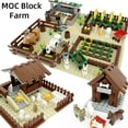 thumbnail image 2 of MOC Farm Ranch Dog Kennel, gallinero, juguetes de bloques de construcción, Animal, maíz, zanahoria, conejo, gallina, huevo, vaca, Toro, cerdo, cobertizo, casa, 2 of 4