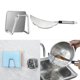 thumbnail image 1 of Estante Del Almacenamiento Del Estante Del Fregadero Del Estante Del Almacenamiento De La Cocina Y Tamiz Del Pote Del Acero Inoxidable Con La Manija Baoblaze Soporte de esponja adhesivo, 1 of 8