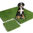 thumbnail image 1 of Qingbei Rina Artificial Grass Turf Tiles Interlocking for Patio Balcony,12"x12" Artificial Turf Grass Outdoor Rug for Dogs Potty Pet Square, 1 of 7