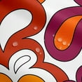 thumbnail image 4 of Groovy Style Shower Curtain 72x78,Vintage 60s 70s Flower Doodle Bathroom Curtain for Teens Youth,Cartoon Daisy Bath Curtain,Funky Rainbow Flowers Swirl Abstract Waterproof Shower Curtain, 4 of 6