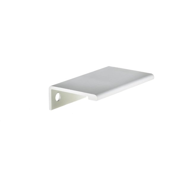 Richelieu hardware bp98985010 colección lincoln tirador de borde de gabinete y cajón moderno de aluminio de centro a centro de 2 pulgadas (50 mm) para cocina, baño y muebles