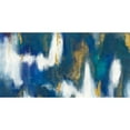 thumbnail image 3 of Nai, Danhui 18x11 Black Modern Framed Museum Art Print Titled - Blue Texture II Gold Crop, 3 of 5
