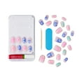 thumbnail image 3 of KISS Voguish Fantasy, Press-On Nails, Loverboy, Multicolor, Short Oval, 28 Count, 3 of 7