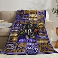 thumbnail image 3 of Football City Throw Blanket 62" x 52" Lightweight Cozy Blanket Flannel Soft Sports Throw Blankets for Gifts Fans Lovers Men Women Boys, 3 of 5