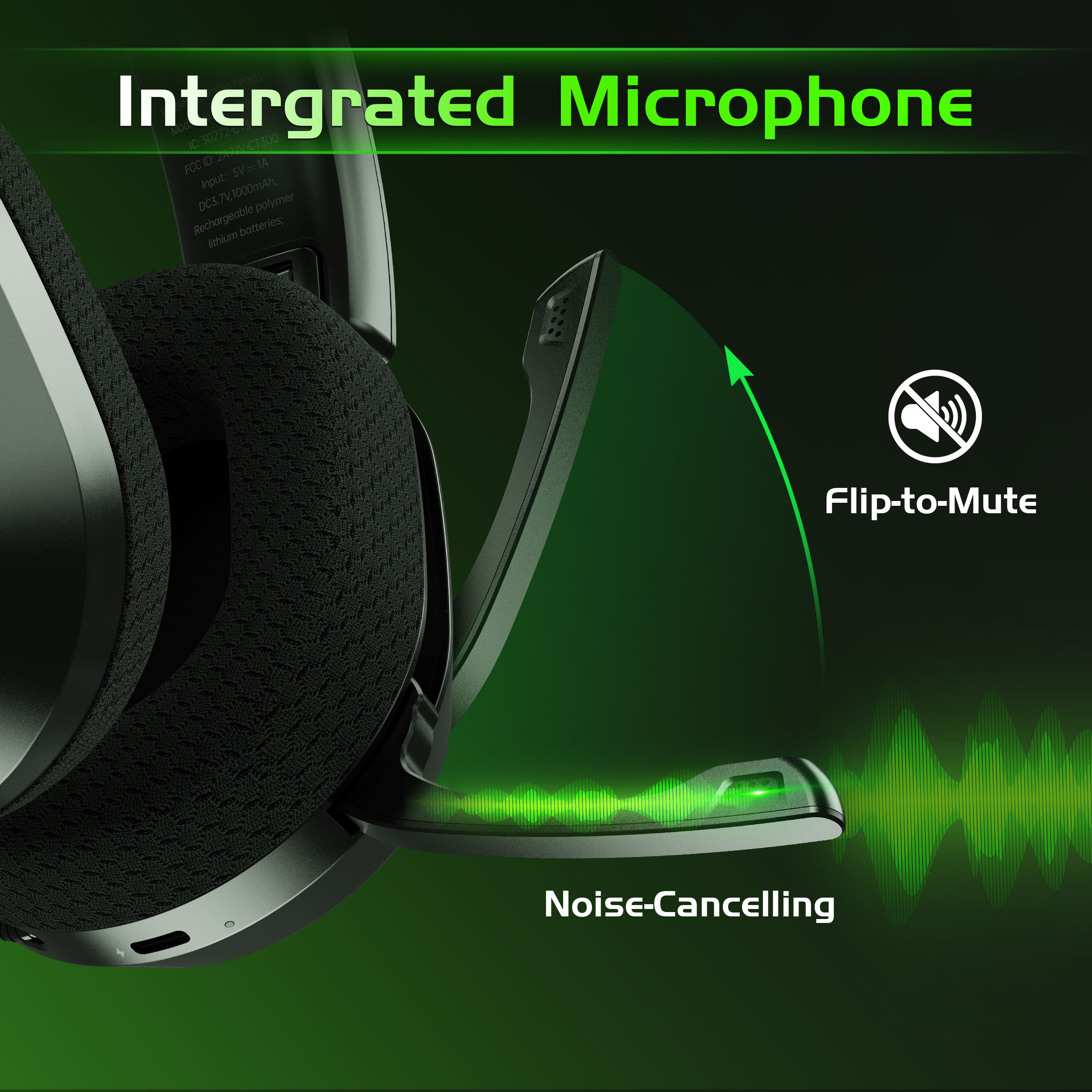 FFN Wireless Gaming Headset For Xbox, PS5, PC and Mac photo 3
