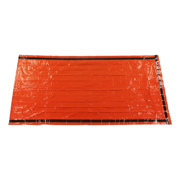 Yajisi Emergency Survival Sleeping Bag Thermal Bivy Sack with Whistle Orange 82.68 x 39.37 inches