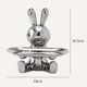 thumbnail image 3 of Figura Creativa De Conejo, Figura De Toro, Obra De Arte Moderna, Escultura De Animal De Estilo Chino Para Pascua, Bodas, Cumpleaños, Regalos, Escritorio, Entrada, Dormitorio, 3 of 8