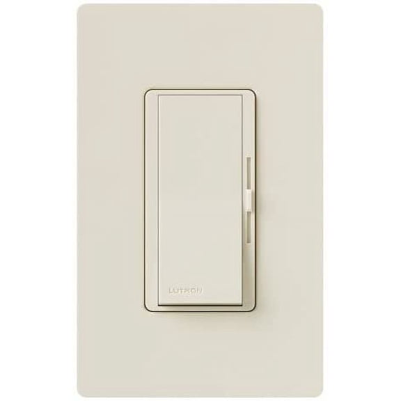 Lutron DVWCL-153PH-LA Diva Single-Pole/3-Way, dimmable CFL/LED Dimmer, Light Almond by Lutron