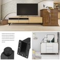 thumbnail image 5 of 6 Pieces Adjustable Furniture Legs, Black Metal Table Legs For Table Cabinets Kitchen Sofa Desk, 92mm, 5 of 5