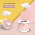 thumbnail image 1 of Orinal portátil para viajes de niños pequeños, asiento plegable para ir al baño, inodoro de entrenamiento para niños, orinal de viaje para acampar, al aire libre, interior, rosa, 1 of 5