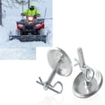 thumbnail image 3 of (2-Pack) Replacement Snow Plow Skid Shoes - Hardened Steel Snow Plow Non-Slip Base - with Quick-Release Cotter Pins, 3 of 5