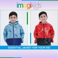 thumbnail image 3 of Disney Mickey Mouse Donald Duck Pluto Zip Up Waterproof Rain Jacket Toddler to Little Kid, 3 of 5