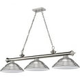 thumbnail image 7 of 3 Light Billiard In Traditional And Classical Style-14.5 Inches Tall And 14 Inches Wide Z-Lite 2306-3Bp-Mnb, 7 of 7