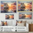 thumbnail image 4 of Designart "Melodic Maritime Adventures I" Sailing Boat Floater Framed Wall Decor, 4 of 7