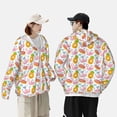 thumbnail image 3 of KLL Flamingo And Pineapple Print Men's Women’s UPF 50+ Sun Protection Outdoor Hoodie Jacket Long Sleeve Fishing Hiking Performance Shirt-X-Large, 3 of 6