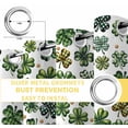 thumbnail image 4 of St Patrick's Day Blackout Curtains for Bedroom, Spring Four Leaf Shamrock Spring Watercolor Thermal Insulated Kitchen Drapes with Grommets, Light Blocking Window Treatment, 2 Panels 52" x 45", 4 of 7