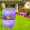 thumbnail image 6 of Sigee Colorful Purple Cosmos Flower Printed Flag12.5 * 18in Outdoor Yard Flags For Garden Decor, 6 of 9
