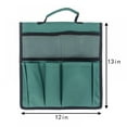 thumbnail image 2 of Foldable Garden Cart Tool Storage Bag Outdoor Work Portable Pouch Organizer,3 colors 12.2 * 11.8inches, 2 of 5