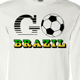thumbnail image 4 of Inktastic Go, Brazil- Soccer, Football Long Sleeve T-Shirt, 4 of 5