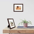 thumbnail image 3 of Golden State Art 8x10 Picture Frame with 5x7 Mat, High Definition Glass, Wall Mounting or Tabletop Display, Brown, 3 of 8