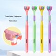 thumbnail image 2 of Three-Sided Soft Hair Toothbrush Around Design Multi-Angle Clean Toothbrushes Cleaning 3-Sided Deeply, 2 of 5
