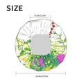 thumbnail image 6 of Balery Plants And Insects Shower Caps, Double Layer Waterproof Shower Cap, Double Layers Reusable Shower Cap With Soft Comfortable For Long Thick Hair Soft Bath Shower Hair Caps, 6 of 9