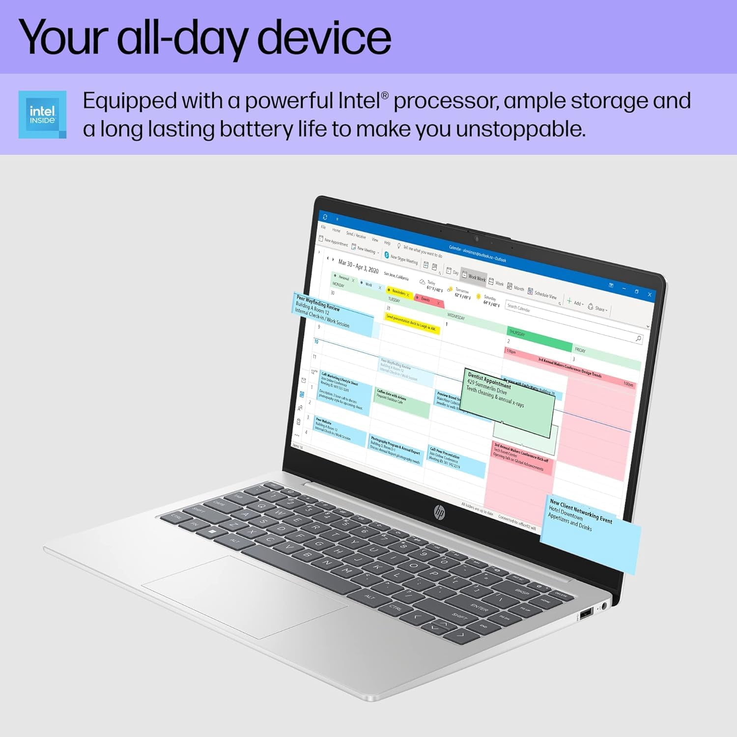 HP 15.6 HD Laptop Computer, Intel Quad-Core Pentium N200 (Beat i5-8250U), 16GB RAM, 128GB SSD, WiFi, Webcam, Fast Charge, 1 Year Microsoft Office 365, Win 11, Silver