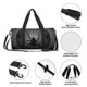 thumbnail image 4 of Balery Black Spiders Bolsa de Gimnasio para Mujeres y Hombres, Bolsa de Viaje Impermeable, Bolsa de Fin de Semana con Compartimento para Zapatos y Bolsillo Húmedo, 4 of 6