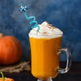 thumbnail image 2 of Halloween Party Favors - 10pcs Reusable Plastic Halloween Themed Straws with Bats, Pumpkin, Witch, Ghost Designs, 2 of 4