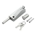 thumbnail image 2 of Cerradura de pestillo de puerta con resorte de aleación de zinc, resistente, impermeable, a prueba de óxido. Plata, 2 of 9