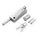 thumbnail image 2 of Cerradura de pestillo de puerta con resorte de aleación de zinc, resistente, impermeable, a prueba de óxido. Plata, 2 of 9