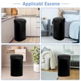thumbnail image 7 of CL.HPAHKL 50 Liter Motion Sensor Trash Can, 13 Gallon Stainless Steel Kitchen Garbage Can with Lid, Automatic Waste Bin for Home Office, Bathroom, Black, 7 of 7