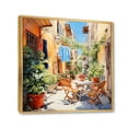thumbnail image 2 of Designart "Laundry Day in the Province II" Bath & Laundry Floater Framed Wall Art Living Room, 2 of 7