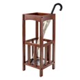 thumbnail image 2 of Pemberly Row Porte-parapluie avec Plateau en Métal en Noyer, 2 of 2