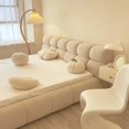 thumbnail image 4 of Japanese Modern Upholstered Bed Queen Bed Frame With Headboard Multifunctional Frame Structure Air Bed Yatak Bedroom Furniture My Lux Decor Round, 4 of 10