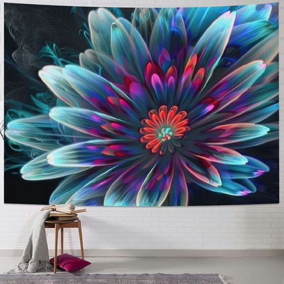 BCIIG Flowers Tapestry Wall Hanging Unique Style Graphic Tapestries Home Wall Decor Art for Living Room Bedroom Apartment Farmhouse Dorm 40x30inch