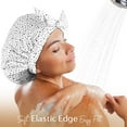 thumbnail image 2 of Yanibest Bonnet de Douche Antidérapant pour Femmes, Bonnet de Douche de Luxe Réglable et Imperméable, Bonnet Mignon Réutilisable pour Garder les Cheveux Secs, 2 of 3
