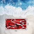 thumbnail image 2 of Beach Towel Red Black Circle Lines Bath Pool Towels Stripe Modern Abstract Art Absorbent Beach Towel Soft Large Quick Dry Lightweight Camping Travel Sports Yoga Gym Swim Towels for Adult 35x70 Inch, 2 of 9