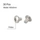 thumbnail image 2 of Tornillos de máquina Unique Bargains, tornillo Phillips M3x5mm, acero inoxidable 304, fijaciones tornillos 30Pcs, 2 of 3