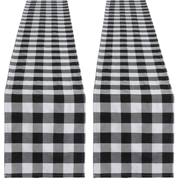 Sm:)e Buffalo Plaid Table Runner-1-24
