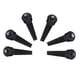 thumbnail image 5 of 6 Uds Pasadores de Puente de Guitarra Pasadores de Puente de ébano Piezas de Guitarra de Clavija de Cuerda de 6 Piezas con Carcasa de Abulón para Accesorios de Guitarras ANGGREK Otros, 5 of 8
