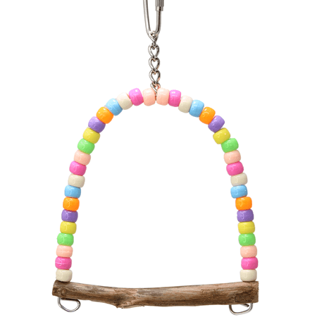 Bonka Bird Toys 940 Tiny Pastel Swing Parrot Bird Toy Finch Parrotlet parrot cage toys goulian