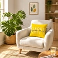 thumbnail image 5 of Yellow Throw Pillow Throw Pillow Cover Decorative Throw Pillow Covers for Couch Spring Pillow Cover Yellow Lemon Floral Decorative Pillow for Home Decor Gift, 5 of 7