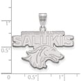 thumbnail image 2 of Sterling Silver S. Rh-Plated Logoart Southern Illinois University Large Pendant (25 X 34) Made In United States ss016siu, 2 of 5