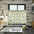 thumbnail image 4 of Yayeee Kitchen Curtains Tier Pair Light Filtering 27"x24" Rod Pocket Short Cafe Window Panel, Autumn Greenery, 4 of 7